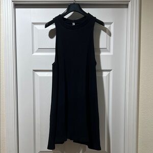 Elegant Black Sleeveless Dress Top